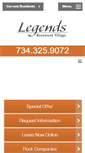Mobile Screenshot of legendsrosewoodvillage.com